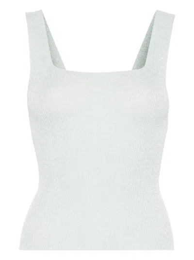 TWINSET RIBBED-KNIT TANK TOP