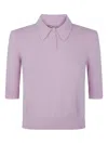 Twinset Twin-set Polo Shirt In Purple