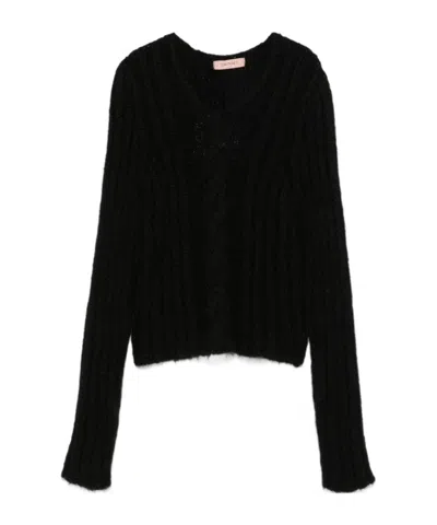 TWINSET RIBBED SWEATER