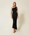 Twinset Torchon Dress In Black