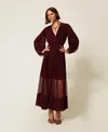 Twinset Dresses In Burgundy