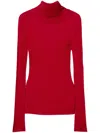 Twinset Roll-neck Sweater In Red
