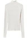 Twinset Roll-neck Sweater In White