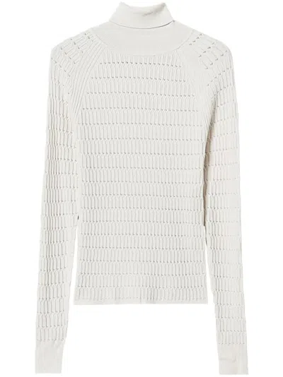 Twinset Roll-neck Sweater In White