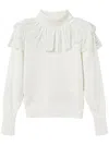 Twinset Roll-neck Sweater In White