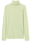 Twinset Roll-neck T-shirt In Green