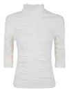 Twinset Round Neck Sweater In White