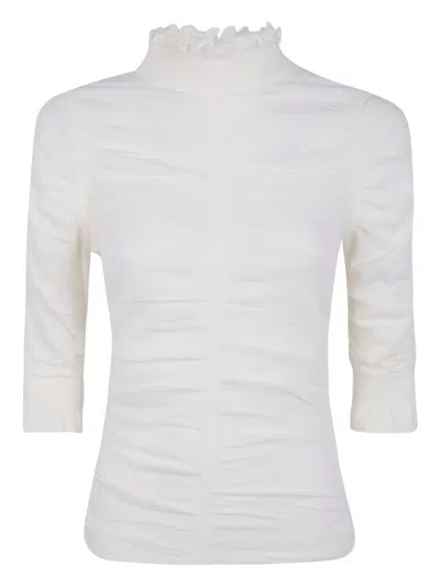 Twinset Round Neck Sweater In White