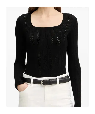 Twinset Round-neck Sweater In Black