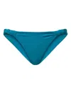 Twinset Ruched Brazilian Bikini Bottom In Blue