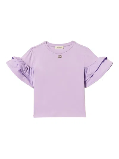 Twinset Kids' Ruffle-detail T-shirt