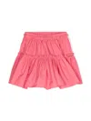 Twinset Ruffle-detail Taffeta Skirt In Pink