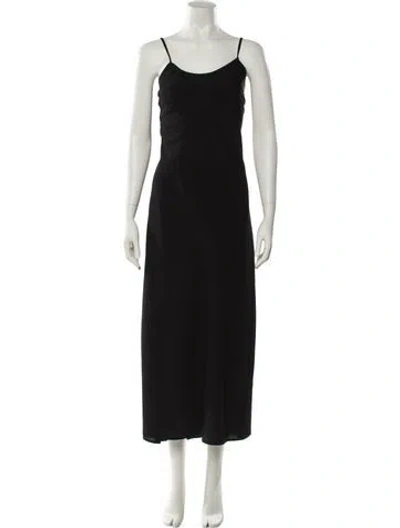 Pre-owned Twinset Ruffle Embellishment Nightgown In Black