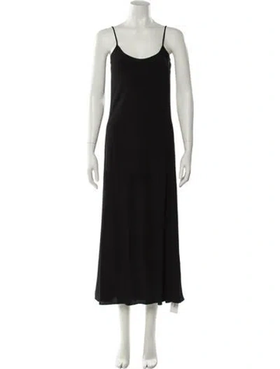 Pre-owned Twinset Ruffle Embellishment Nightgown In Black