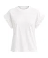 Twinset Ruffled T-shirt In White