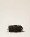 Twinset Sac À Bandoulière « Amie » En Satin Avec Strass