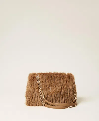 Twinset Sac À Bandoulière « Dreamy » En Fausse Fourrure