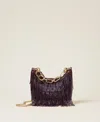 Twinset Sac « Croissant » Avec Franges De Perles