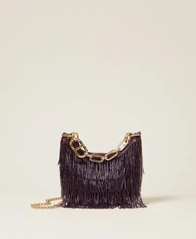 Twinset Sac « Croissant » Avec Franges De Perles