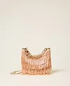 Twinset Sac « Croissant » Avec Franges De Perles