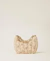 Twinset Sac « Croissant » En Maille Crochet