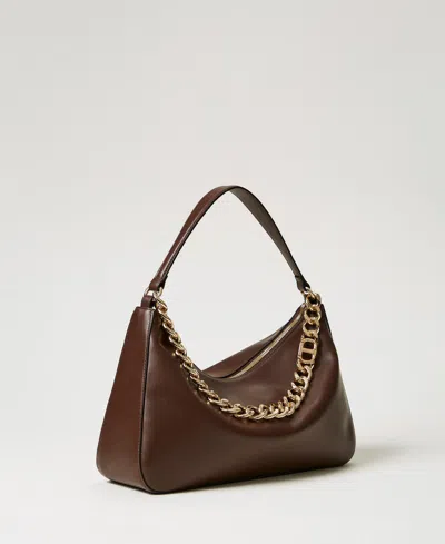 Twinset Sac « Liliane » Moyen En Cuir