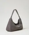 Twinset Sac « Liliane » Moyen En Cuir Velours
