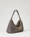 Twinset Sac « Liliane » Moyen En Cuir Velours