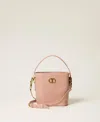 Twinset Sac Seau En Cuir Imprimé Croco