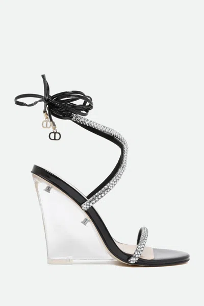 Twinset Sandali Neri In Nero