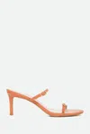 Twinset 80mm Crocodile-effect Sandals In Arancione