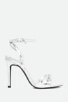 Twinset Woman Sandals Silver Size 8 Polyurethane In Argento