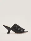 Twinset Sandalo Intreccio Sandal In Nero