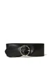 Twinset Sash Braided-buckle Belt In Black