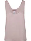 Twinset Satin Blouse In Pink