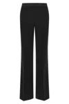 Twinset Satin Detail Trousers In Black