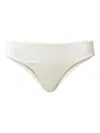 Twinset Satin-effect Brazilian Briefs In White