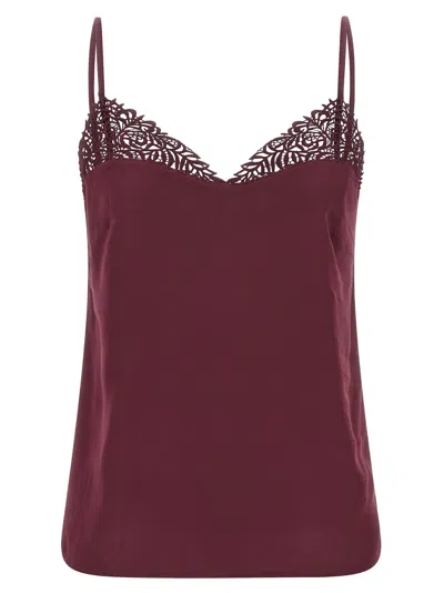 TWINSET SATIN LACE TOP