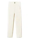 Twinset Satin-panelled Trousers In White