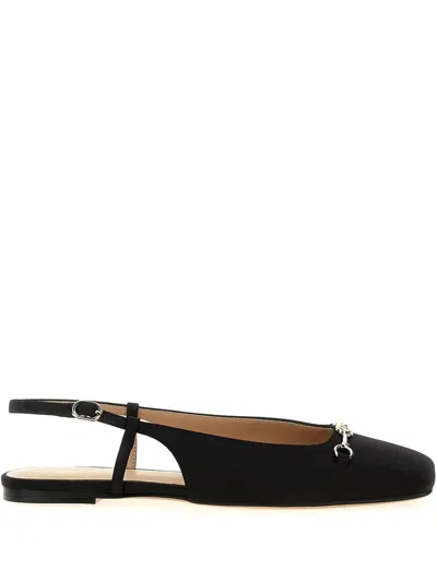 TWINSET SATIN SLINGBACK PUMPS