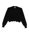 Twinset Black Sweater With Round Neckline In Black