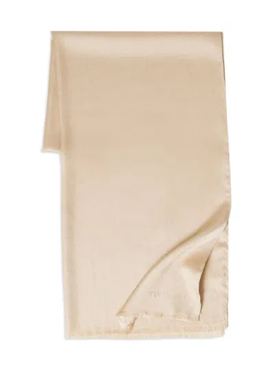 Twinset Scarf In Gray