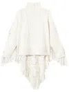 Twinset Scarf-detail Sweater In Neutrals