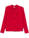 Twinset Scarf-detailing In Red