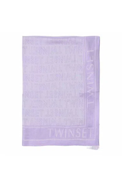 Twinset Scarf Twin-set Donna Viola - 241ta4620-00692 In Purple