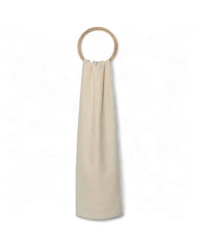 Twinset Scarf Twin-set Woman White Milk - 252ta4230-07222 In Neutral