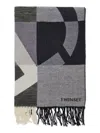 Twinset Geometric-pattern Fringed Scarf