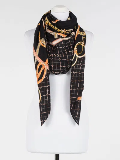 Twinset Scarf Woman  In Black