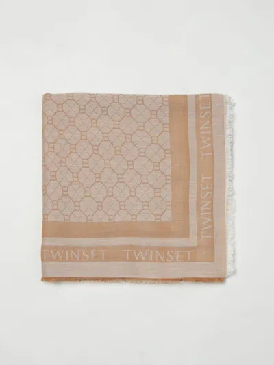 Twinset Scarf Woman  In Gray