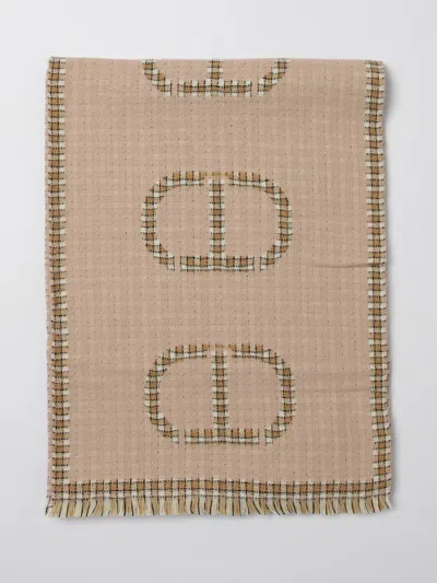 Twinset Scarf Woman  In Brown